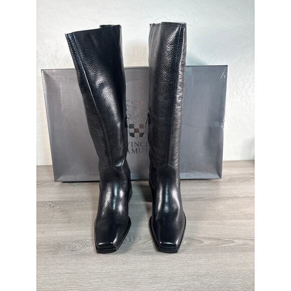 Vince Camuto Womens's Sangeti2 8M Wide Calf Knee-High Boots Leather- NIB - Picture 3 of 8